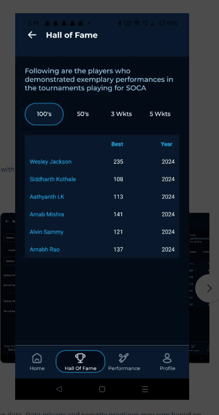 MySoca — Cricket Academy Management Platform screenshot 6