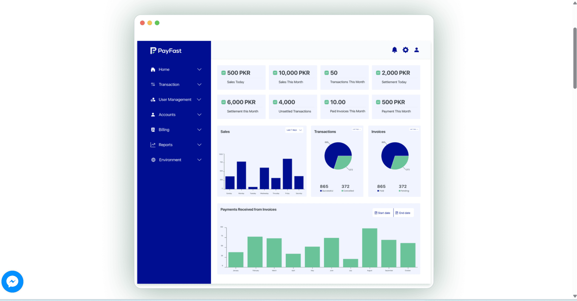 Fintech Payment Middleware screenshot 1